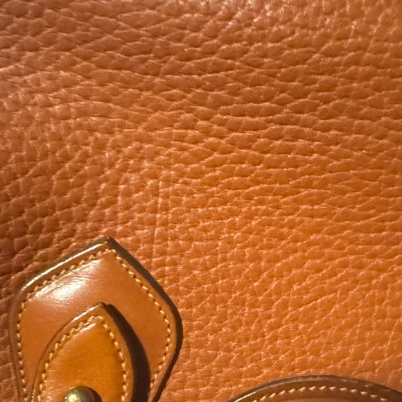 Dooney & Bourke Brown Leather Satchel - Picture 7 of 16